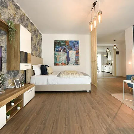 Apartamento Infinite Horizons - Modern Living In North Business District Bucarest Habitación foto