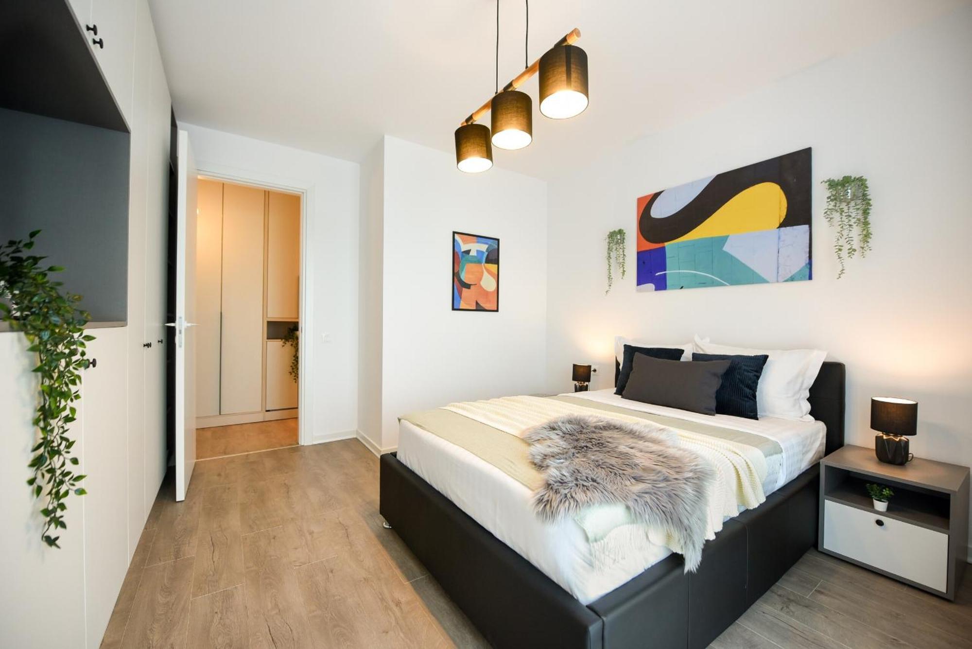 Infinite Horizons - Modern Living In North Business District Apartment Bukarest